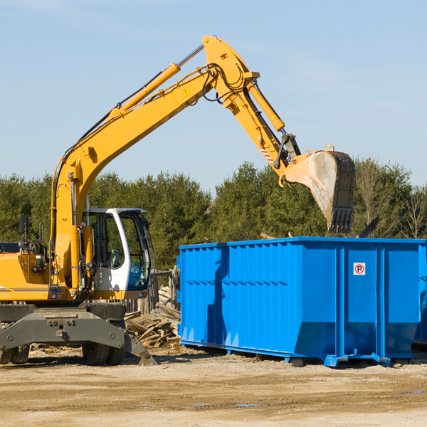 what happens if the residential dumpster is damaged or stolen during rental in Landfall